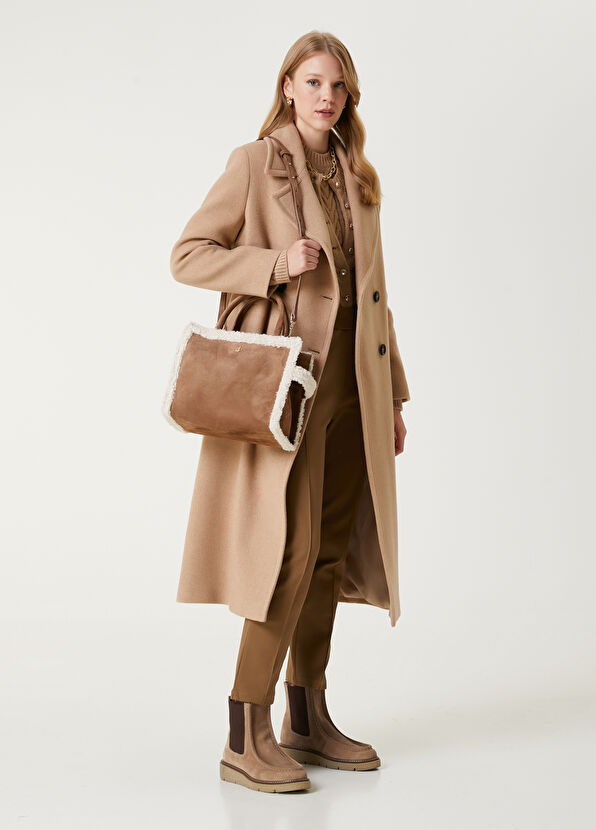 Beymen Club Mink Frame Detailed Womens Leather Bag - 2