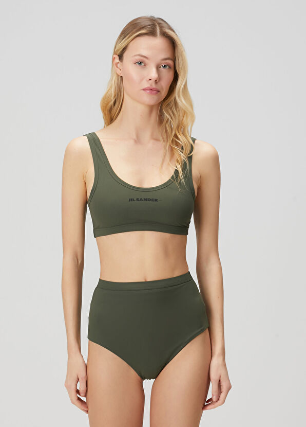 Jil Sander Haki Bikini Üstü - 1