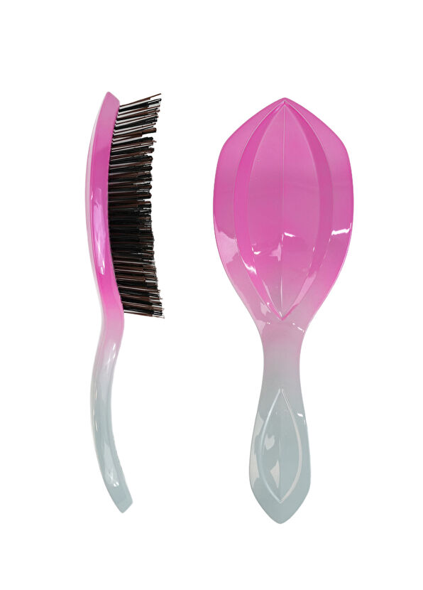 FENDA Profesyonel 4 Pinli Geniş Başlık Pembe Saç Fırçası  - 4