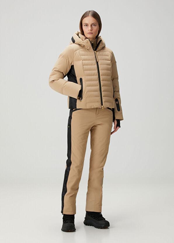 Bogner Bond Bej Kapüşonlu Kayak Montu - 2