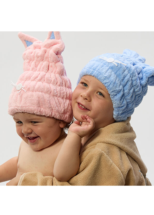 Glov Pembe Çocuk Saç Bonesi - 2