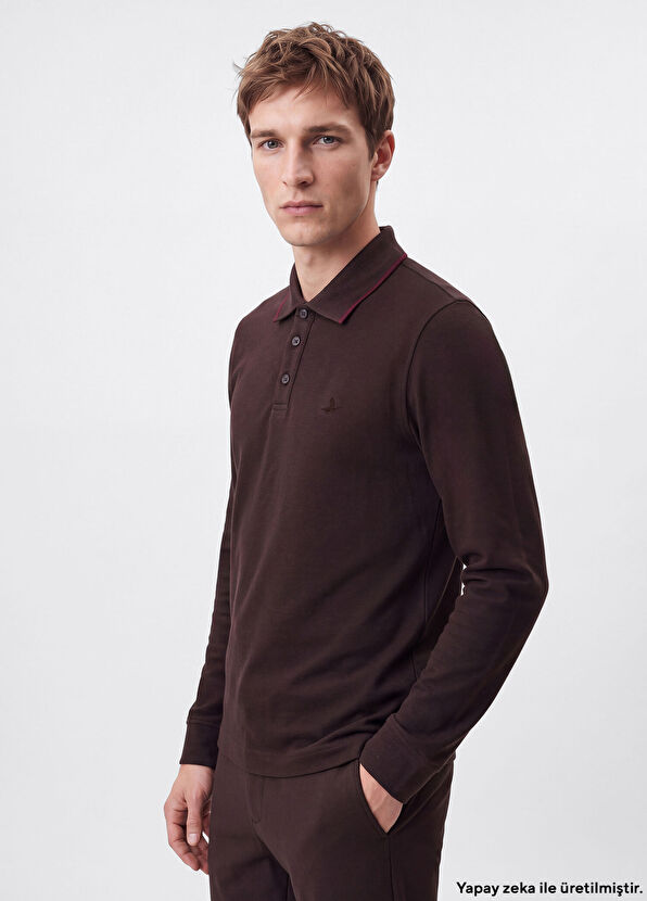 Beymen Club Comfort Fit Polo Crepe Single Jersey Sweatshirt - 3