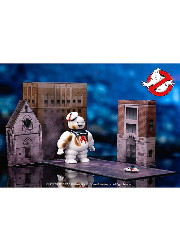 Jada Nano Scene Ghostbusters Stay Puft Figure & Nano Ecto Toolkit - 4
