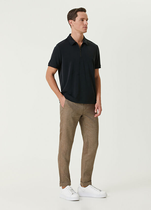 Beymen Club Comfort Fit Siyah Polo Yaka T-shirt - 3