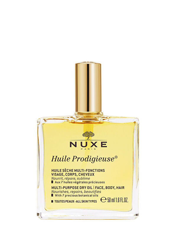 Nuxe Dry Oil For Face, Body And Hair 50 ml + Body Massage Brush - 4