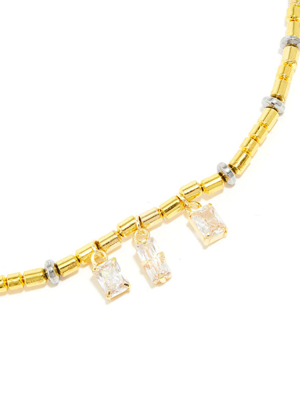 Beymen Club Gold Taş Sallantılı Kadın Kolye - 2