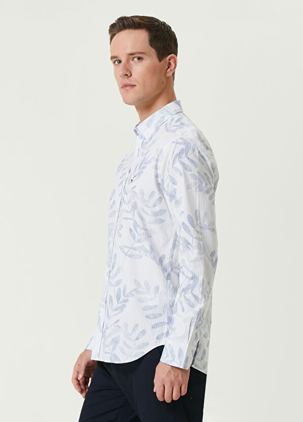 Beymen Club Slim Fit Mavi Gömlek - 4