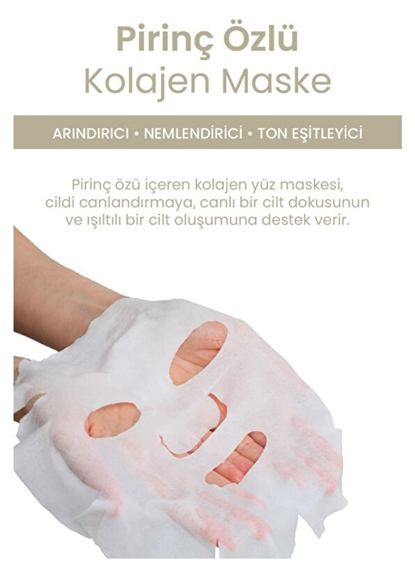 Dermal Rice Collagen Purifying Hydrating Tone Equalizer 10-Pack Face Mask - 3