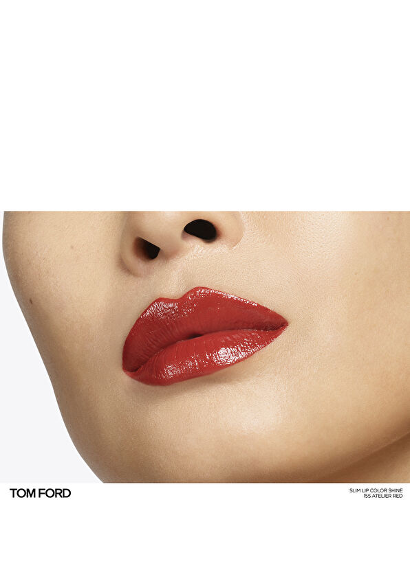 Tom Ford Slim Lip Color Shine Atelier Red 9G - 4