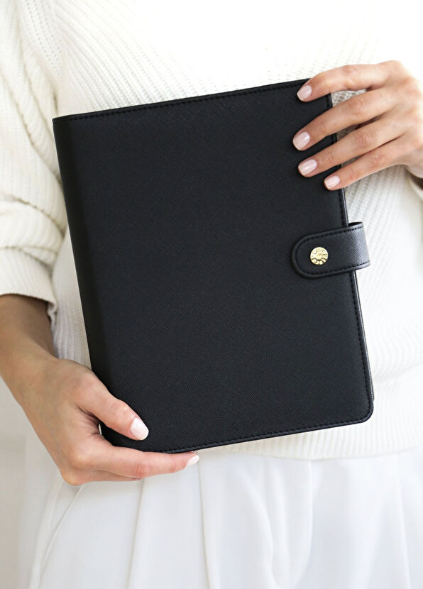 Chapters Black Deri A5 12 Aylık Günlük Planlayıcı - 3