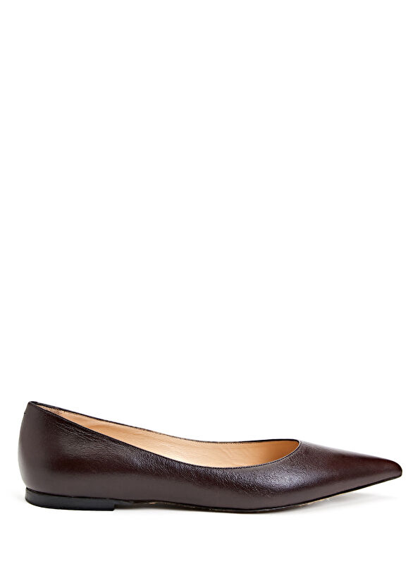 Beymen Club Koyu Kahverengi Deri Babet - 1