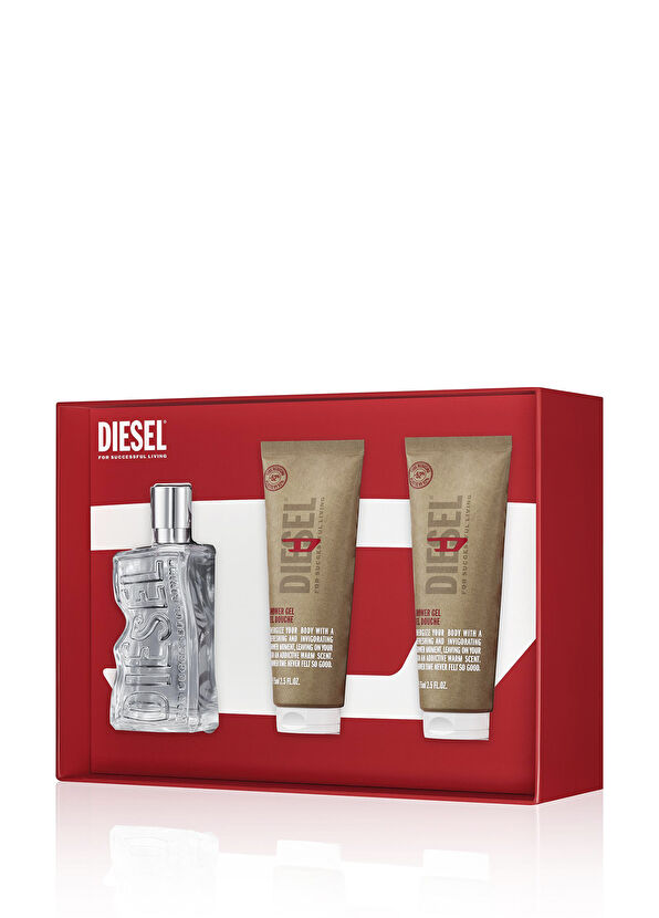 Diesel D5 EDT 100 ml + Duş Jeli 2x75 gr Erkek Parfüm Seti  - 2