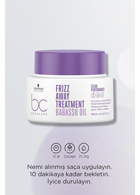Bonacure Clean Anti-Frizz Cure Hair Mask 200 ml - 3