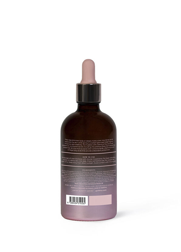 gülsha Rose Body Elixir Pembe Işıltılı Güllü Nemlendirici Vücut İksiri 100 ml - 2