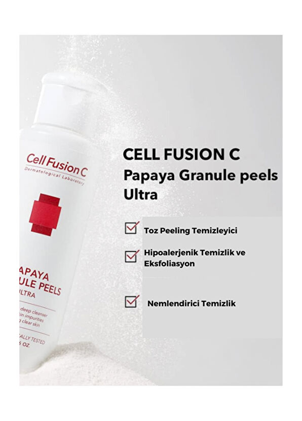 Cell Fusion C Papaya Özlü Granül Enzim Peeling Toz Temizleyici 50 gr - 4
