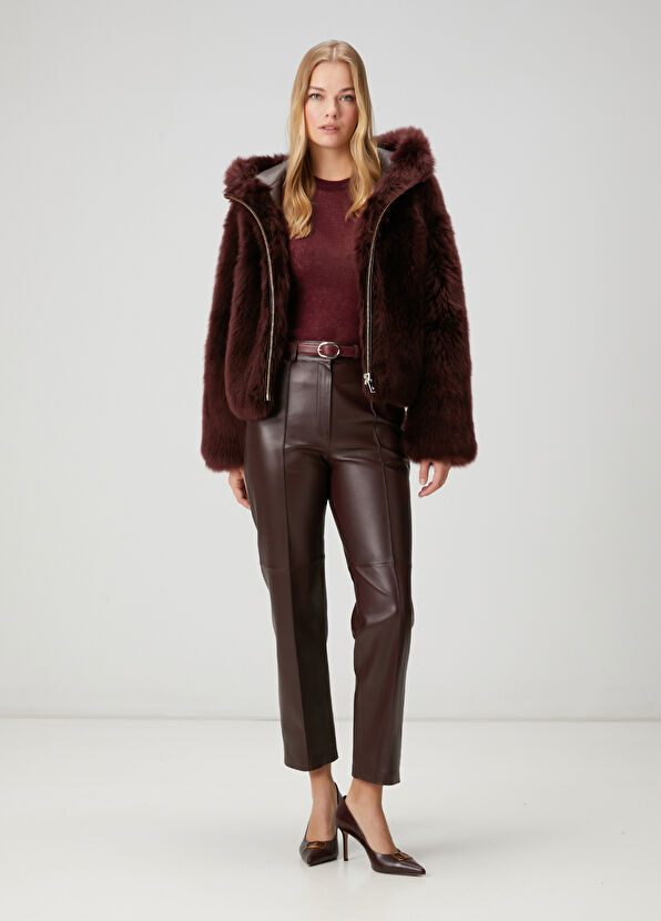 Beymen Club Bordo İnce Kaşmir Basic Kazak - 4