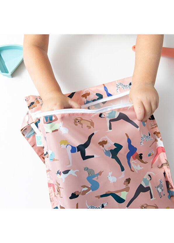 Bumkins Yoga Pals Unisex Baby Wet Dirty Bag - 4