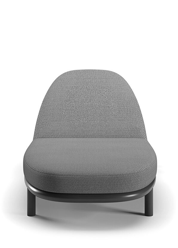 Snoc Lorvain Nightfall Anthracite Aluminum Lounge Chair - 1