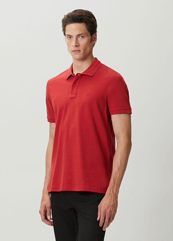 Beymen Club Burgundy Polo Buttoned T-Shirt - 2