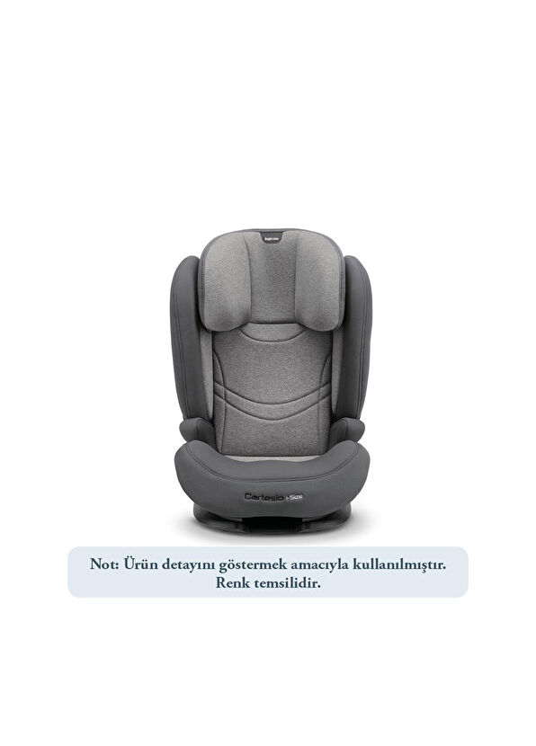 Inglesina Cartesio i-Size Isofix 7 Stage Head Restraint Moon Grey Baby Car Seat - 2