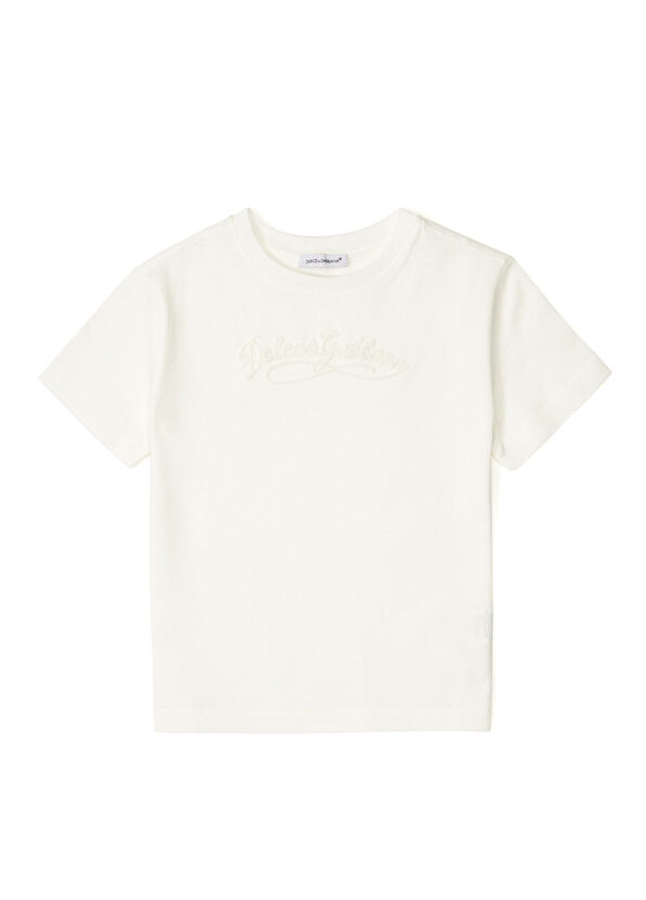 Dolce&Gabbana Beyaz Kız Çocuk T-shirt - 1