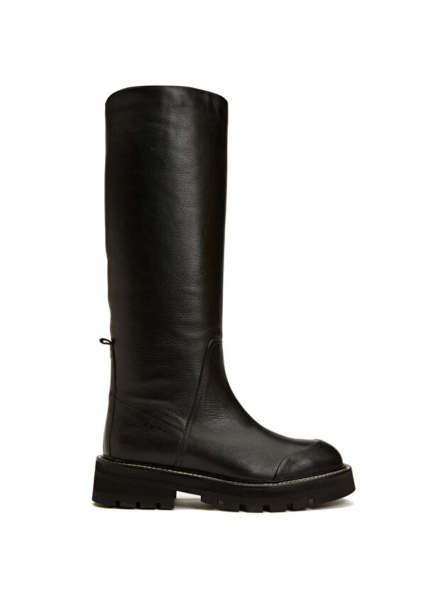 Beymen Club Siyah Kadın Deri Çizme - 1