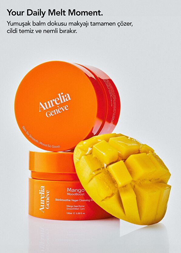 Aurelia Genève Mango MoodBoost SkinSmoothie Vegan Cleansing Balm - 2