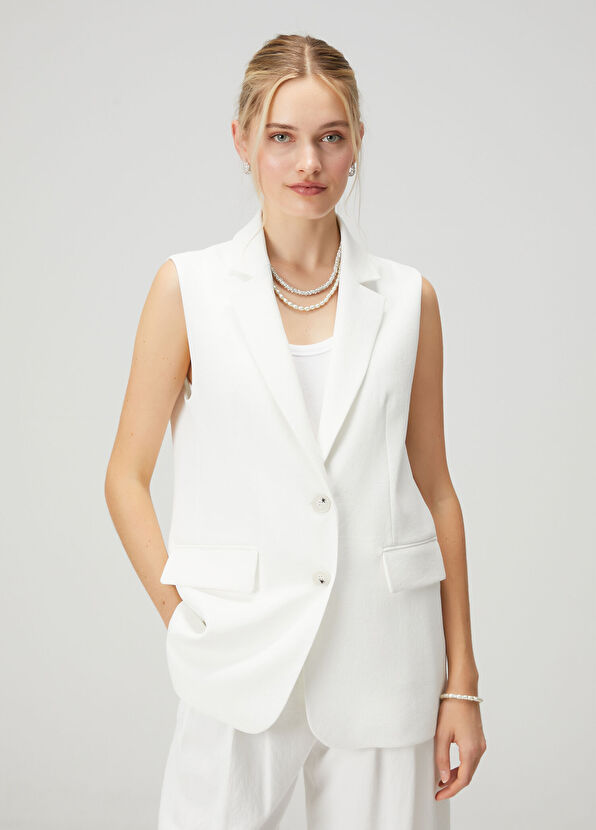 Beymen Club White Vest - 1