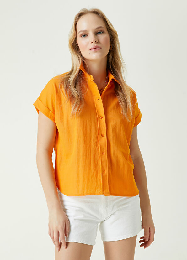 Beymen Club Turuncu Logolu Gömlek - 1