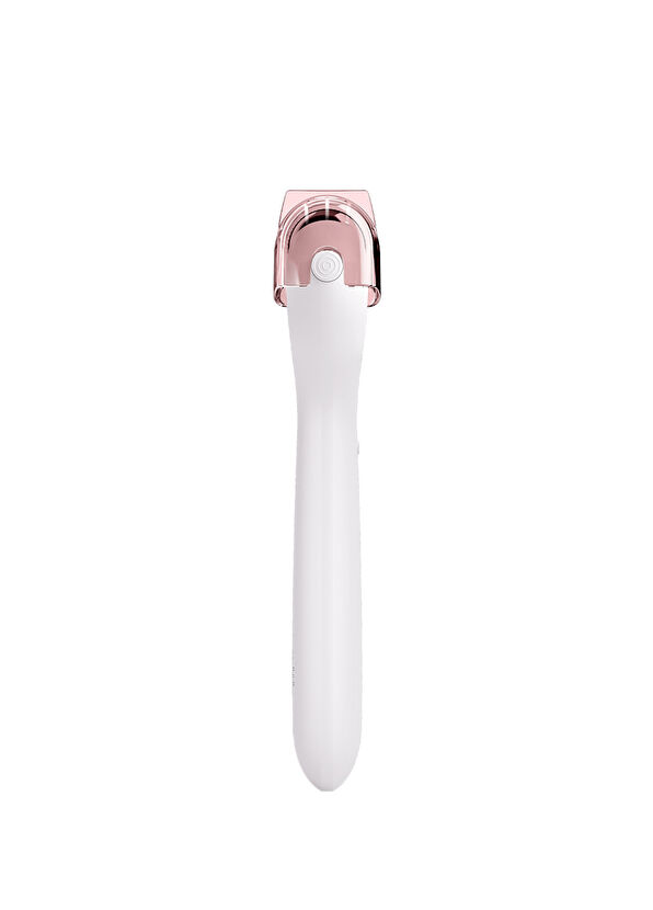 Geske MicroNeedle Face Roller White Mikro İğneli Buz Başlığı Pembe Kuvars Başlıklı Dermaroller Bakım Cihazı - 4