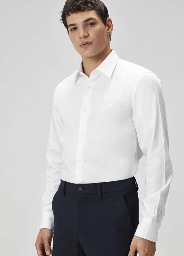 Beymen Club Slim Fit Beyaz Gömlek - 2
