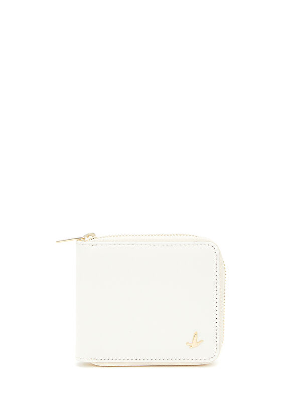 Beymen Club Small Beyaz Kadın Deri Cüzdan - 1