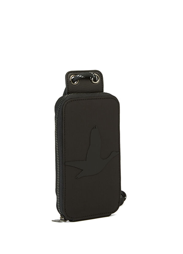 Beymen Club Black Logo Detailed Crossbody Bag - 2