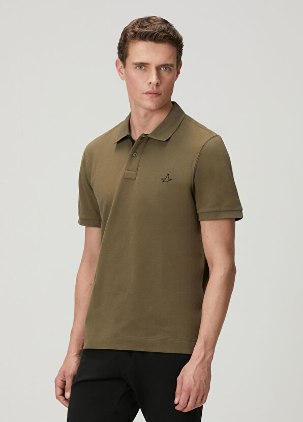 Beymen Club Comfort Fit Haki Polo Yaka T-shirt - 4