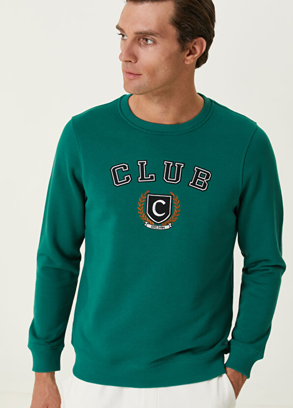 Beymen Club Club College Green Sweatshirt - 2