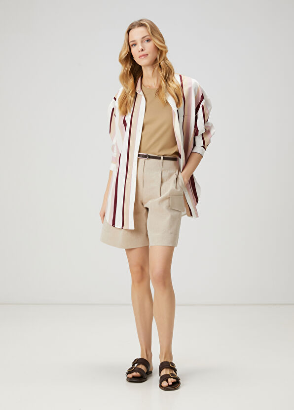 Beymen Club Bej Basic T-shirt - 3