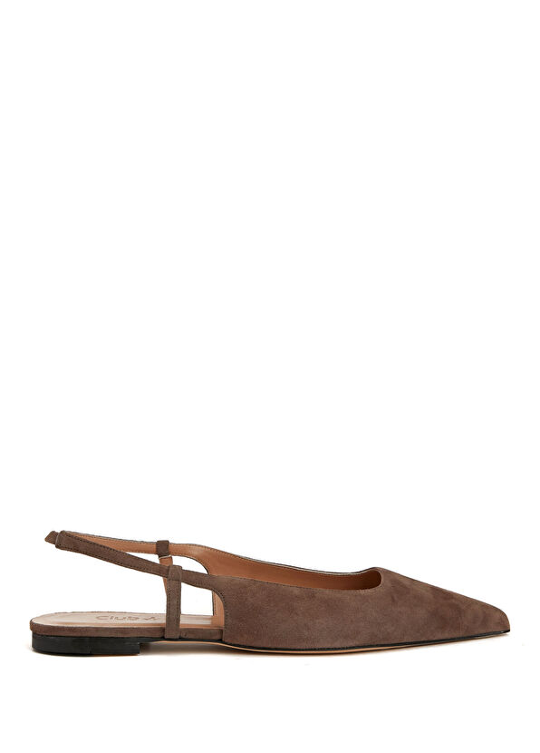 Beymen Club Mink Suede Ballet Flats - 1