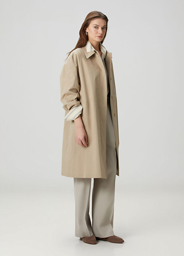 Dayton Bej Palto - Görsel 3