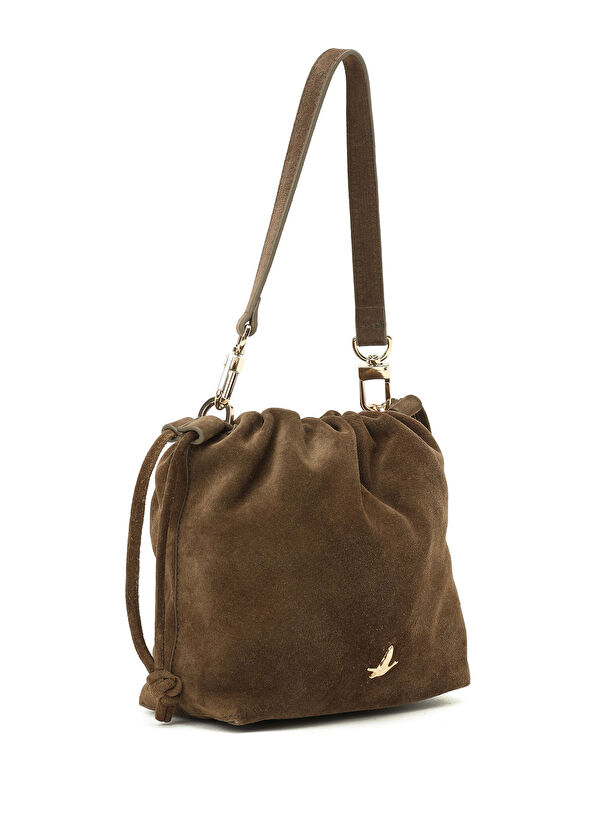 Beymen Club Brown Women's Suede Bag - 2
