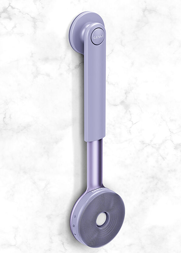 Geske Sonic LED Full-Body Brush 9 in 1 Purple Vücut Cilt Bakım Cihazı - 4