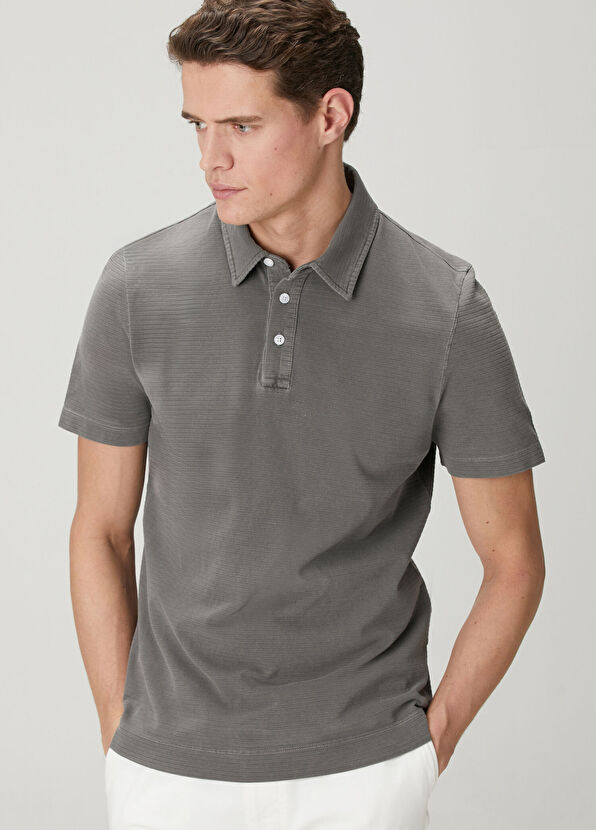 Beymen Club Antrasit Comfort Fit Polo T-shirt - 2