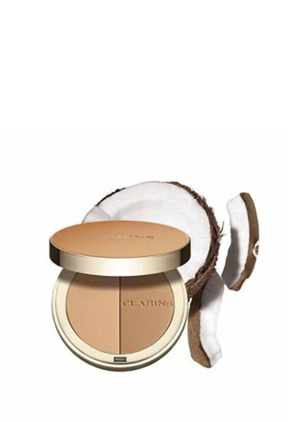 Clarins 02 Ever Bronze Compact Medium Bronze Powder - 2