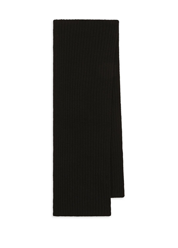 Dolce&Gabbana Siyah Erkek Çocuk Yün Atkı - 2