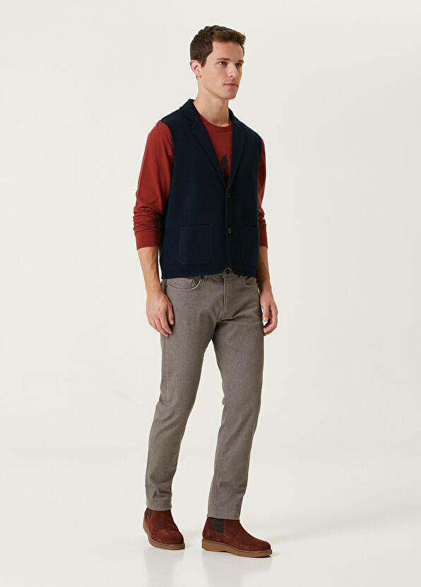 Beymen Club Lacivert Triko Yelek - 3