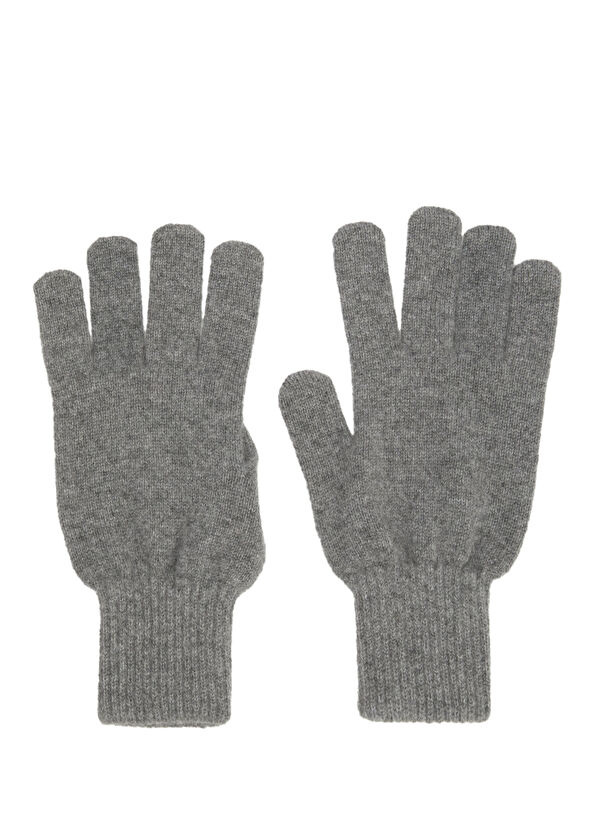 Beymen Club Gray Men's Cashmere Gloves - 1