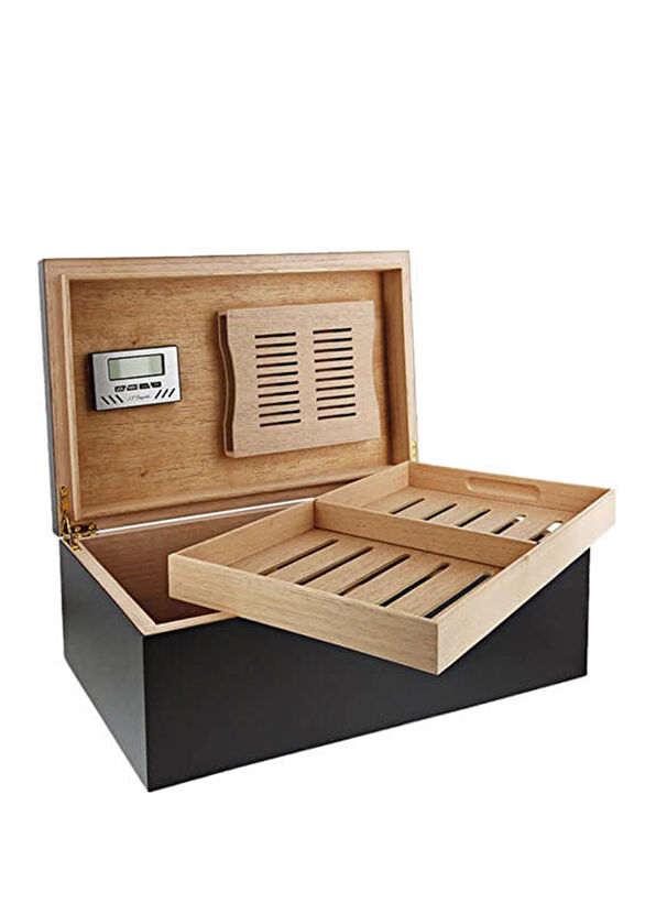 S.T. Dupont Siyah Premium Humidor Puro Kutusu - 2