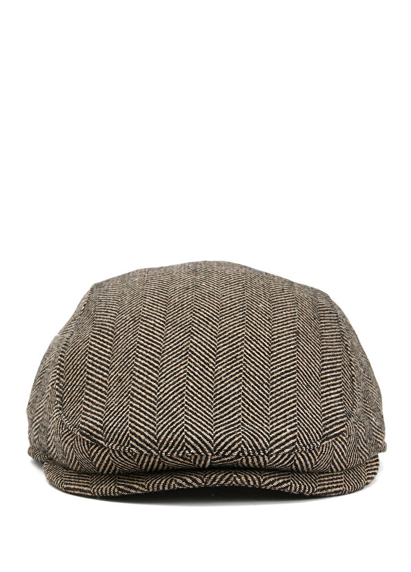 Beymen Club Bej Siyah Erkek Şapka - 2