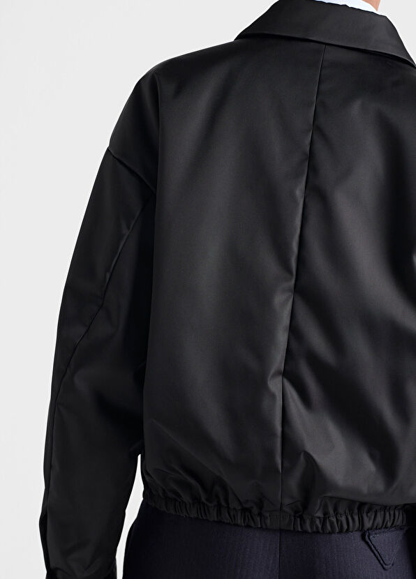 Prada Siyah Re-Nylon Kadın Bluzon Ceket - 4