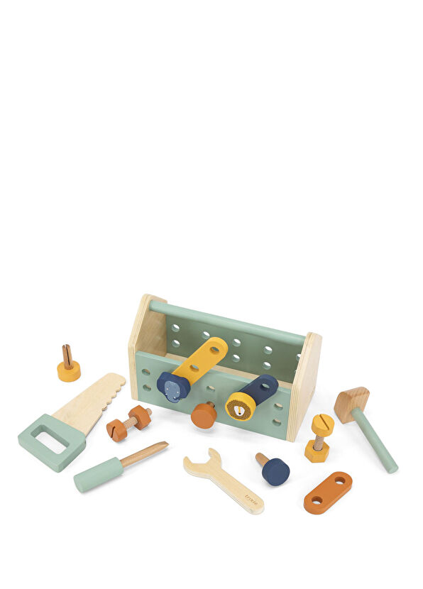 Trixie Colorful Tool Bag Wooden Toy - 1
