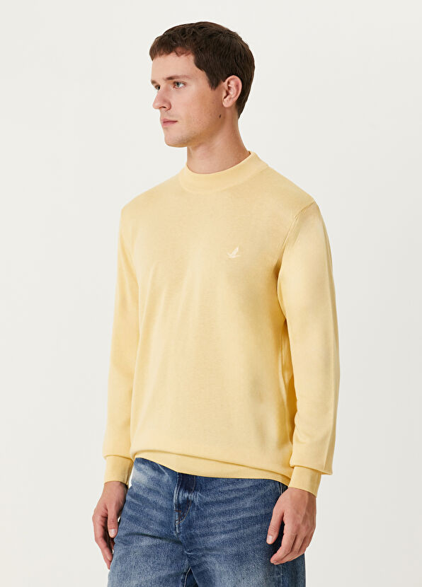 Beymen Club Sarı Yarım Balıkçı Yaka Kazak - 2